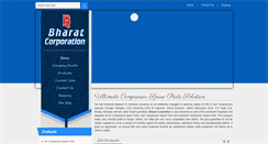 Desktop Screenshot of bharatcorporation.com